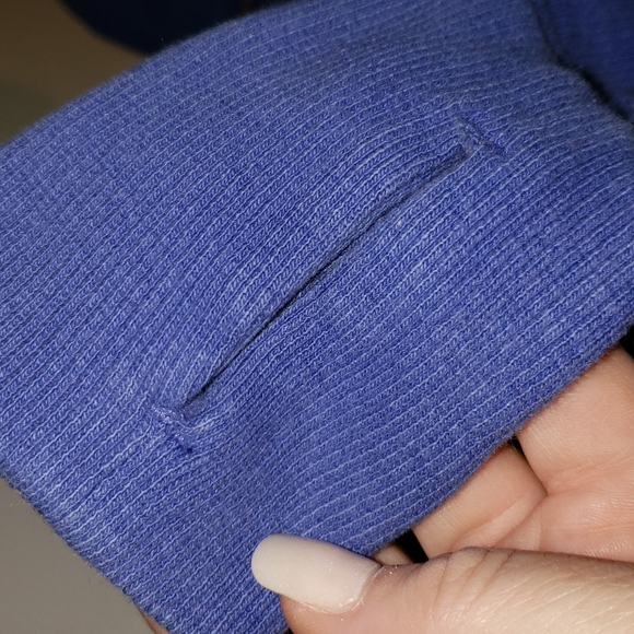 Limited edition Lululemon scuba / hoodie sweater. Periwinkle blue. Size 2 - Picture 7 of 7